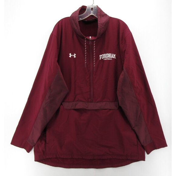 Under armour Other - Fordham Rams Football Jacket XXL Under Armour Cold Gear Loose 1/4 Zip